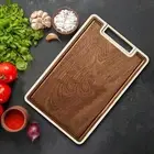 Wood Cutting Board for Kitchen Portable Chopping Board for Meat Steak Cheese