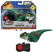 Mattel - Jurassic World Dominion Uncaged Click Tracker Velociraptor, Green [New