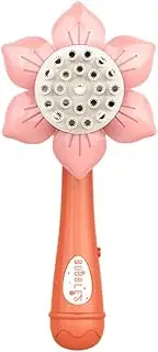 Bubble Maker Machine Sunflower Shape Handheld Blower Toy Automatic Bubble Toy Funny Outdoor Indoor Games for Boys Girls Party Favors Pink