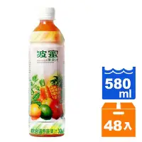 在飛比找蝦皮商城優惠-波蜜 果菜汁 580ml (24入)x2箱【康鄰超市】