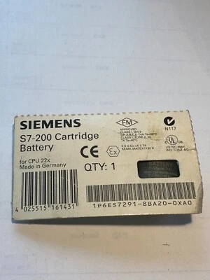 Siemens S7-200 Cartridge (6ES7291-8BA20-0XA0) Battery for CPU 22x / E-Stand