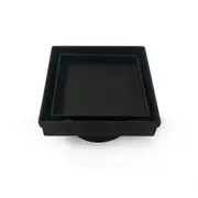 Radiant Tile Insert Floor Grate 100mm (Suit 50mm Waste) 316-BLK-RGS-100-38 Matte Black
