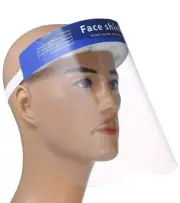 8 Pack -Protective Safety Full Face Shield Clear Visor Anti Fog splash US SELLER