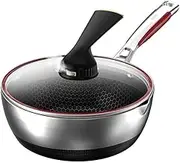 Non-Stick Honeycomb Frying Pan -use Household Frying Pan Stove Universal