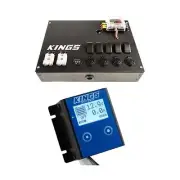 Adventure Kings 12V Control Box 4WD Caravan USB + Battery Monitor LCD Display