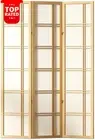 3-Panel Room Divider Folding Wooden Privacy Screen Indoor Furniture