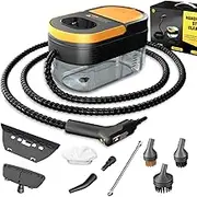 Koeay 1500W Steam Cleaner 3-Level Adjustable Handheld Portable PressureSteamer Cleaner 15s Heat-Up with 1600ml Tank & 9 pcs Accessories, Home Steam Cleaner for Dirt, Grease, Grout, Tile, Floor