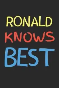在飛比找博客來優惠-Ronald Knows Best: Lined Journ