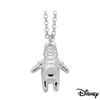 在飛比找蝦皮購物優惠-Disney迪士尼系列金飾 立體純銀墜子-樂活維尼款 送項鍊