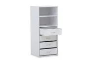 SPACESAVER Module 4 Drawer Unit with 2 Shelves