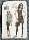 UNCUT FF Vogue 8401 -Top, Tunic/Dress, Leggings Pattern - Size 12-18