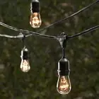 2 sets 100 feet Outdoor Edison Metro String Strand Lights 35 Sockets + 40 Bulbs