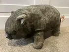 37cm Hansa Wombat Poseable Plush - Toy Soft Realistic - Melbourne Zoo - Vintage