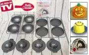NEW, Betty Crocker Bake n Fill Mini Dome Cake Pans, 12pc Set