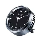 Car Air Outlet Essential Oil Aromatherapy Diffuser Air Fresher Alloy Round Clock