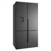 Westinghouse 564L French Quad Door Refrigerator with Non Plumbed Water Dispenser Matte Black WQE5660BA