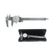 Dial Caliper 6 Inch with 0.001 Accuracy Stainless Steel Shockproof 4-Way Meas...