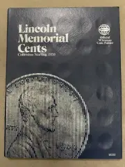 Vintage Whitman Lincoln Memorial Cent Folder Starting 1959 (9000)