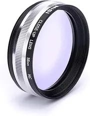 NiSi - 58mm NC Close-Up Lens Kit, Close-Up Macro Lens Filter, 58mm Thread, +5 Diopters, Nano Coating, Optical Glass, w/ Protective Case, 49mm & 52mm Adapter Rings - Camera Accessories for Photography
