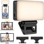 Video Conference Lighting,Wireless Video Light for Zoom Meeting,Webcam Lighting for Remote Working,Zoom Light for Laptop/Computer, Zoom Calls, Live Streaming, Self Broadcasting, Makeup