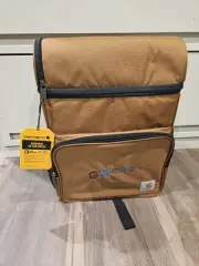 Carhartt Brown Backpack Cooler 20 Can Capacity Durable Fabric Padded Straps NOS