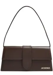 Jacquemus Le Bambino Long Leather top Handle bag - Brown ONE SIZE