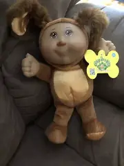 2012 CABBAGE PATCH CUTIES KIDS BROWN EYES PUPPY DOG COCKER SPANIEL TOY DOLL NEW