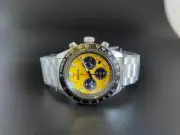 New Seiko Prospex Speedtimer Yellow Dial SOLAR Watch SSC929 (FEDEX 2 DAY)