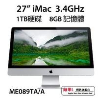 Apple iMac 27吋 3.4GHz (ME089TA/A)