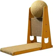 TOMVAES L Shaped Cat Scratching Post-Stylish Cat Scratchers with Cat Scratcher Ball, Scratch-Proof Sisal Cat Scratcher Toy,Scratch-Proof Sisal Cat Scratcher Toy