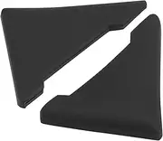 X AUTOHAUX 2pcs PVC Universal Car Door Corner Edge Guards Bumper Protector Cover Black