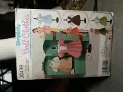 UNCUT-Simplicity Pattern #J0439-18" Doll Clothes by Cindy Hernandez
