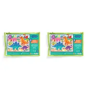 2x 12pc Mudpuppy Jigsaw Puzzle 36x28cm Mighty Dinosaurs Kids/Children Game 2y+
