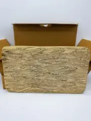 MICHAEL ARAM Wheat Collection Bread Plate | Gold Tone Hammered | New In Box