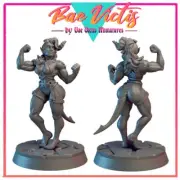 "Karlach, Buff Tiefling from Hell Bae Pin-Up" Vae Victis Miniatures D&D BG3