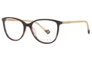 Yalea VYA047 0752 Eyeglasses Women's Tortoise Full Rim Oval Shape 52mm
