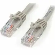 StarTech 15m Cat5e Snagless RJ45 UTP Patch Cable (M/M), Grey - 45PAT15MGR