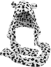 [Healvian] Hat Neck Warmer for Women Cozy Outdoor Headwear for Cycling Daily Wear Comfortable Design with Cute Appearance for Cold Weather