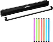 K60 20W Light Bi-Color Light Tube Portable Fill Light Wand Stick 2500K-8500K Dimmable TLCI≥97 CRI≥95 with 26 Special Scene Effects O Screen Support Wirel Remote Control for Black 1 pcs Light Tube