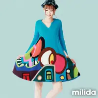 在飛比找蝦皮商城優惠-milida 大傘裙拼貼洋裝 MMRYCP048