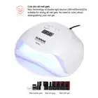 54W UV LED Nail Lamp Professional Sunlight Nail Gail Dryer Machine Fingernai WAS