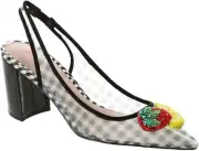 Betsey Johnson Women's Laney 7.5, Black Multi