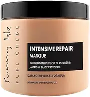 Sunny Isle Pure Chebe Intensive Repair Masque 16oz | Infused with Pure Chebe Powder & Jamaican Black Castor Oil