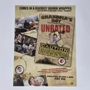 Grandma's Boy Unrated DVD Caution Print Ad/Poster Official Promo Art