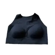 NWT Aerie Offline Goals Sweat Sports Bra Wireless Workout Active Black XXL