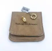 New w/ Tags David Yurman Modern Renaissance Huggie Hoop Earrings - $2350 Retail