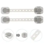 2 Pc Security Lock Cupboard Locks Child Safety Baby Cabinet Proofing