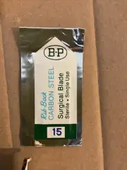 Bard Parker B-P Non-Sterile Carbon Steel Rib Back Blade USA Made 105 Pieces