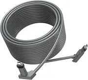 Gray Rectangular Satellite Cable Replacement for V2, 1200mbps Data 30m Satellite Cable with End for Outdoor Indoor Network