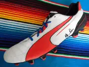 Signed Chris Grant AFL Puma Football Boot - Proof COA - Western Bulldogs